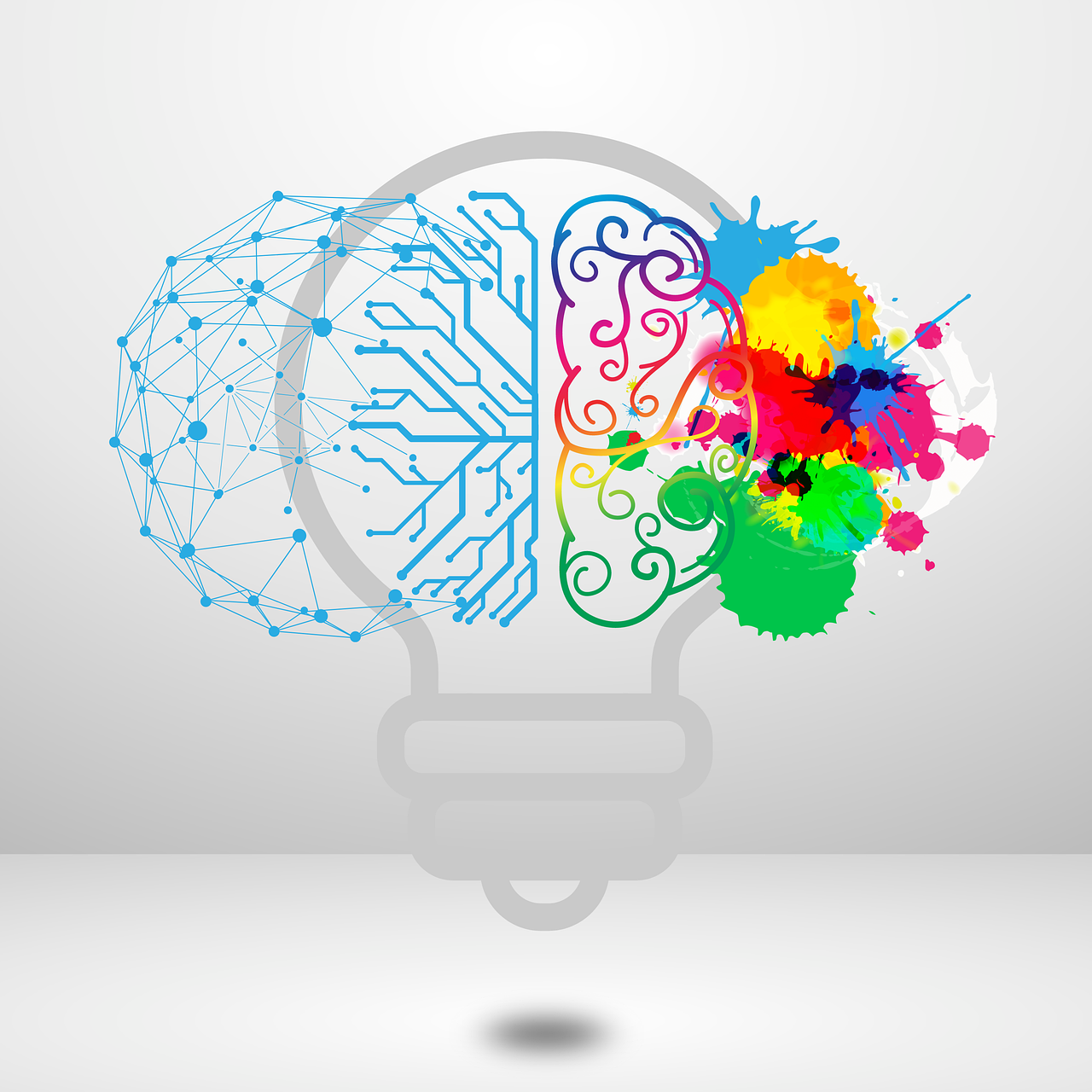 Right Brain People, brain, light bulb, cerebral hemispheres, left, right, rational, creative, training, logical, intuitive, hemispheres, brain, brain, brain, brain, brain, light bulb