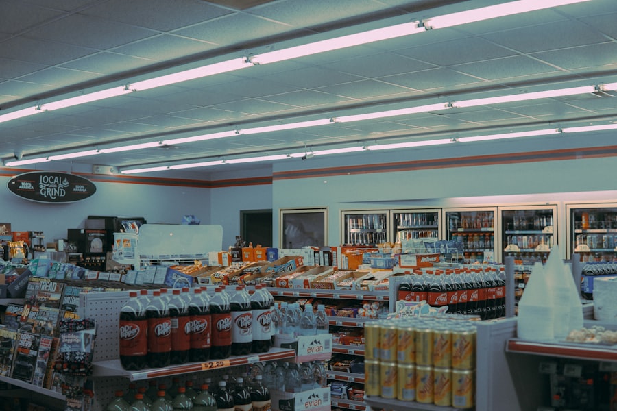 Pharmacy shelves
