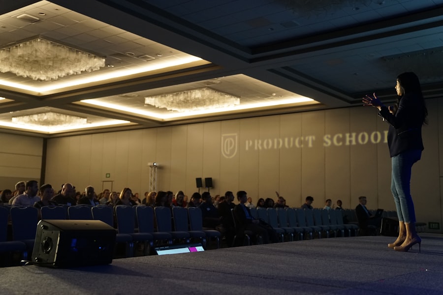 Conference stage