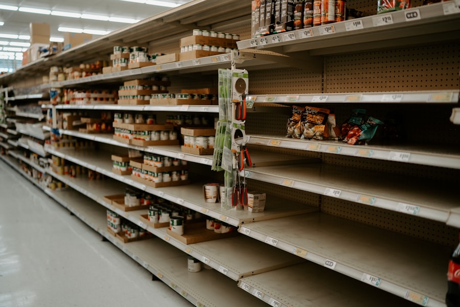Pharmacy shelves