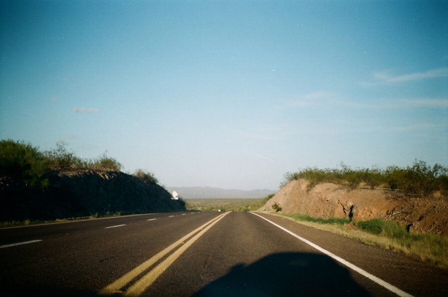 RV on the road