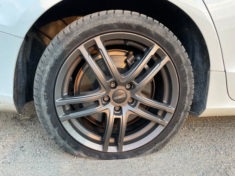 Damaged car