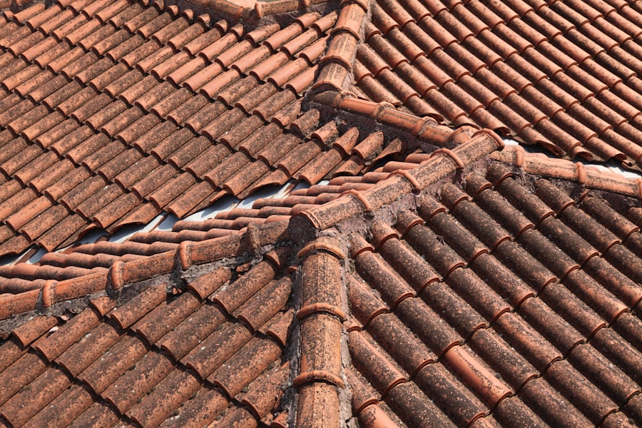 Damaged roof