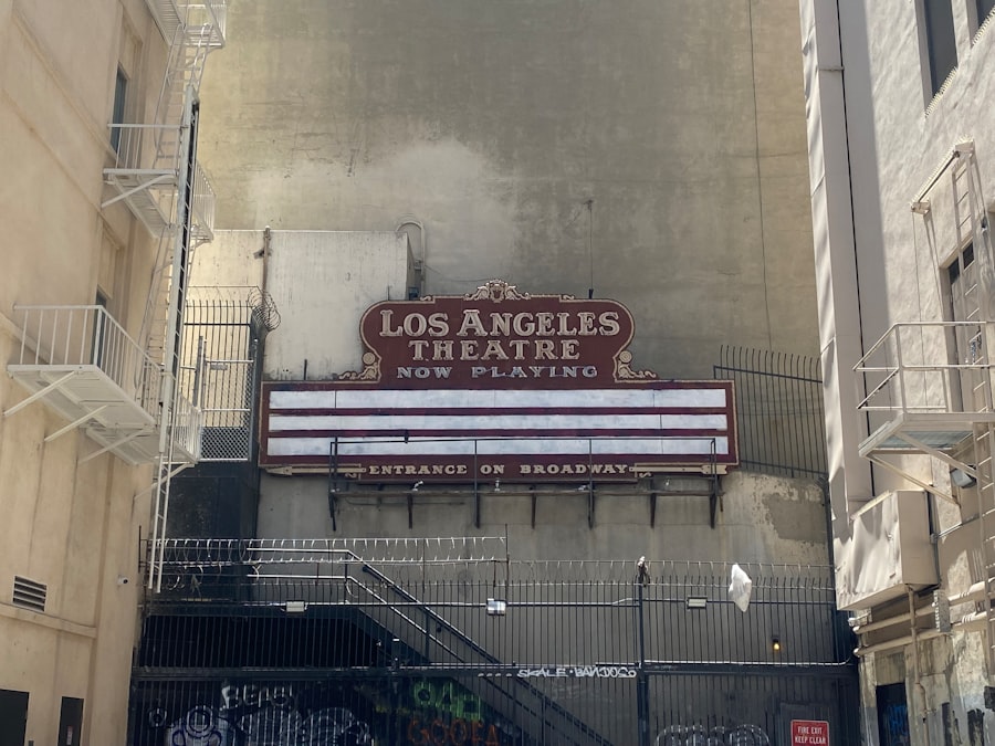 Theater marquee
