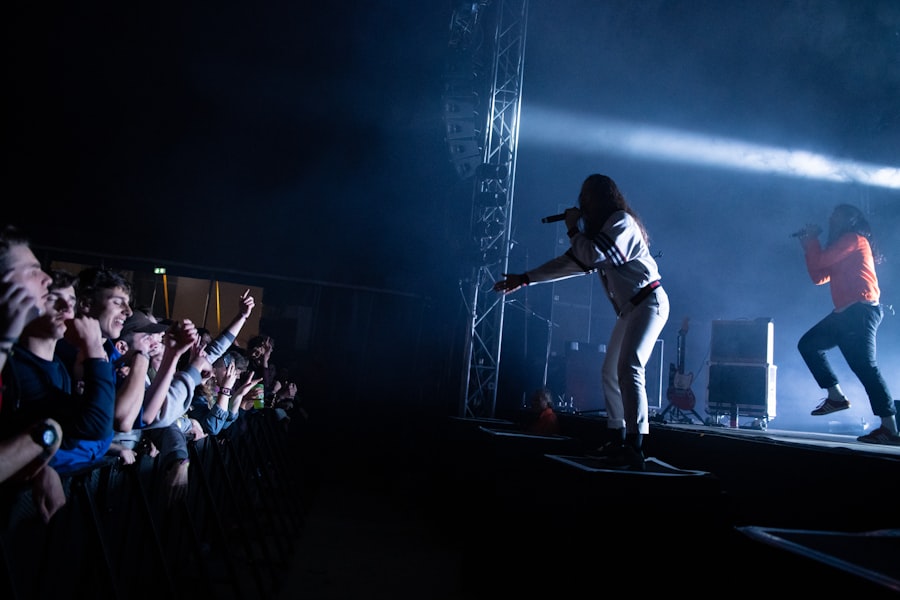 Photo Singing on stage