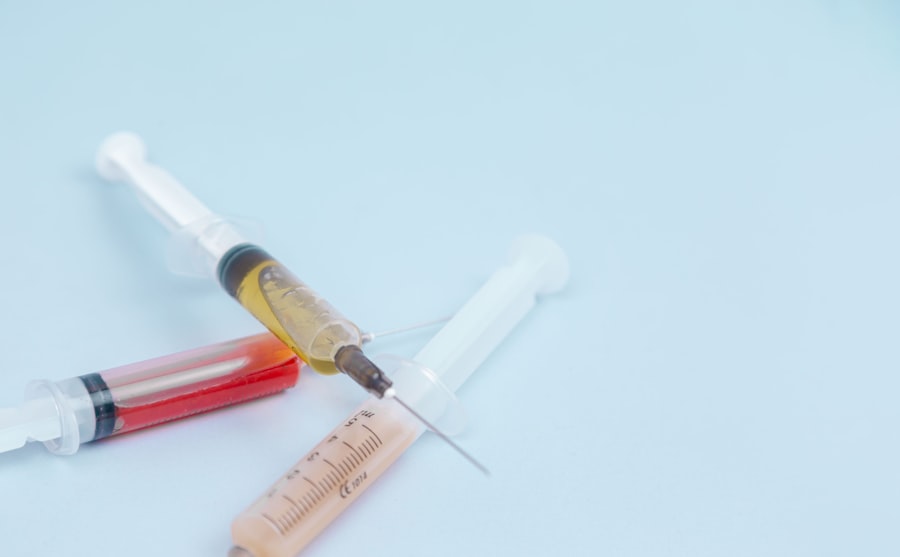 Photo Medical syringe