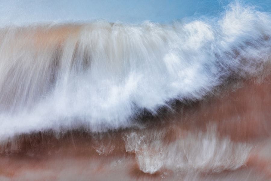 Photo Blazing waves