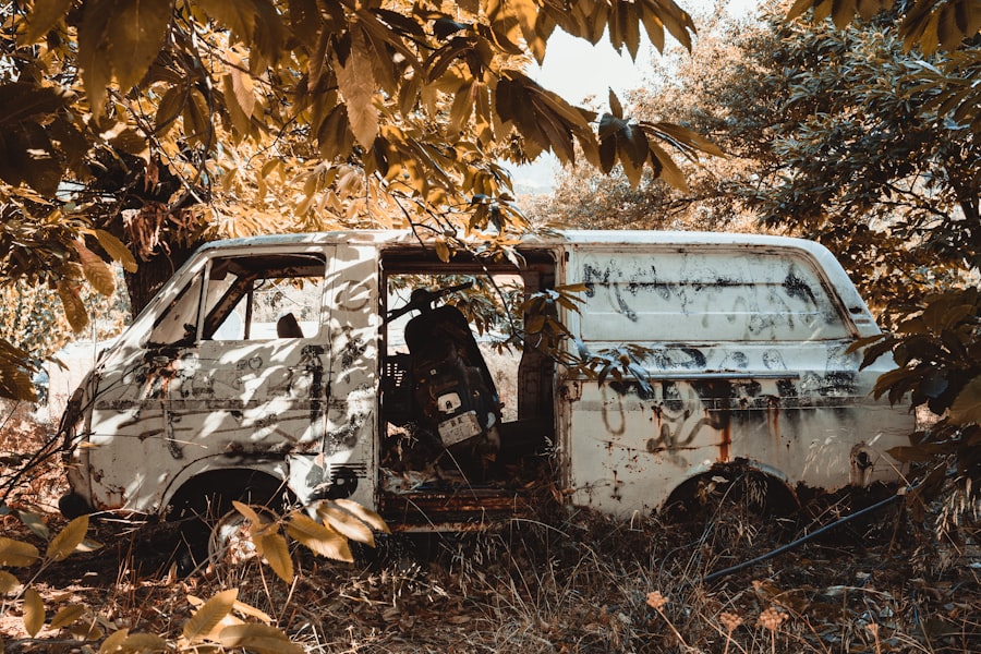 Photo Damaged car