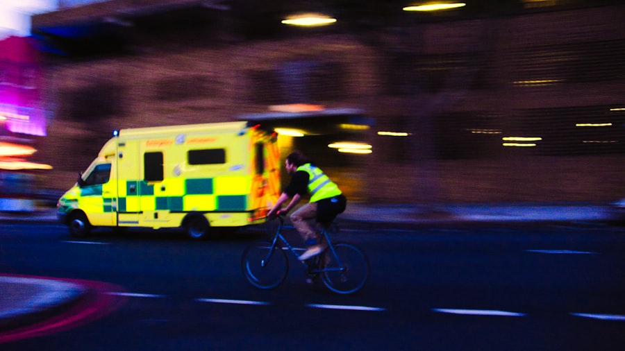 Photo Ambulance arriving