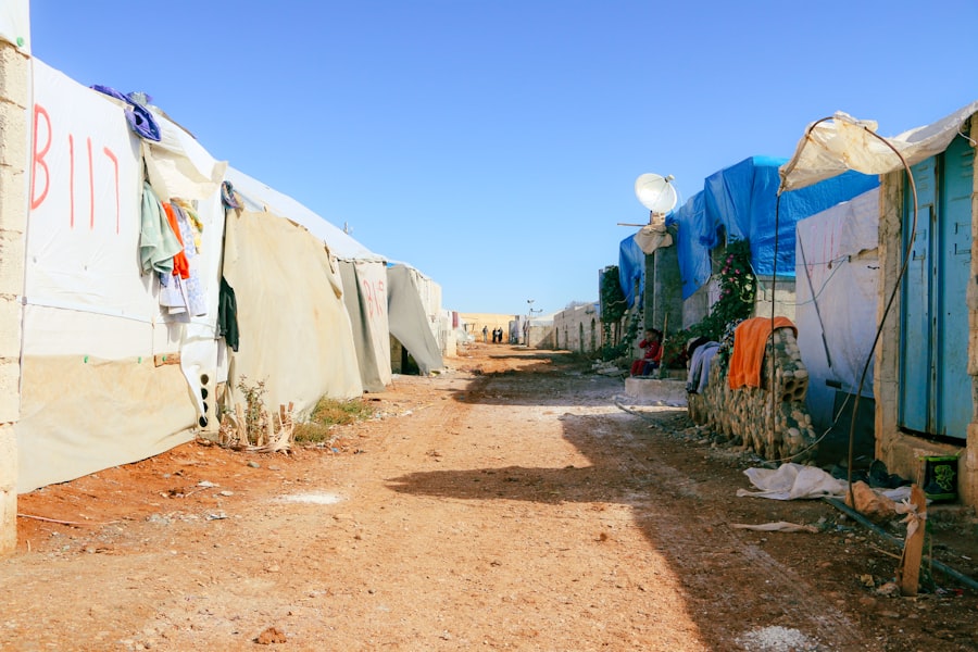 Photo Refugee camp