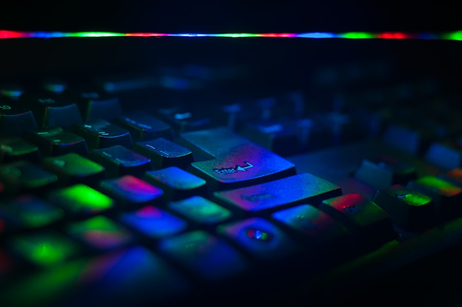 Photo RGB keyboard