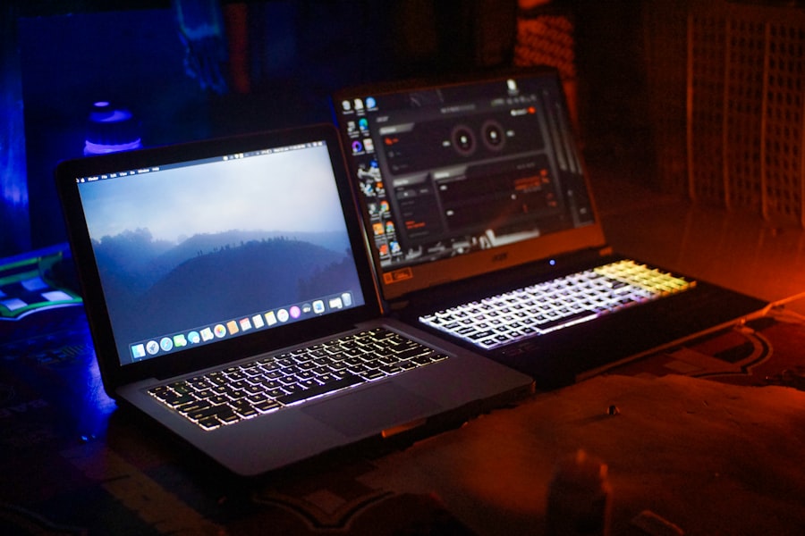 Photo Gaming laptop