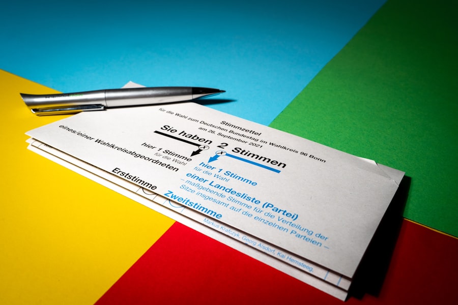 Photo Voting ballot