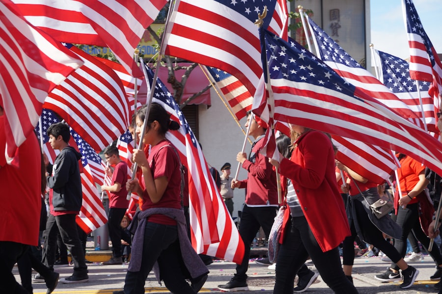 Photo Patriotic parade